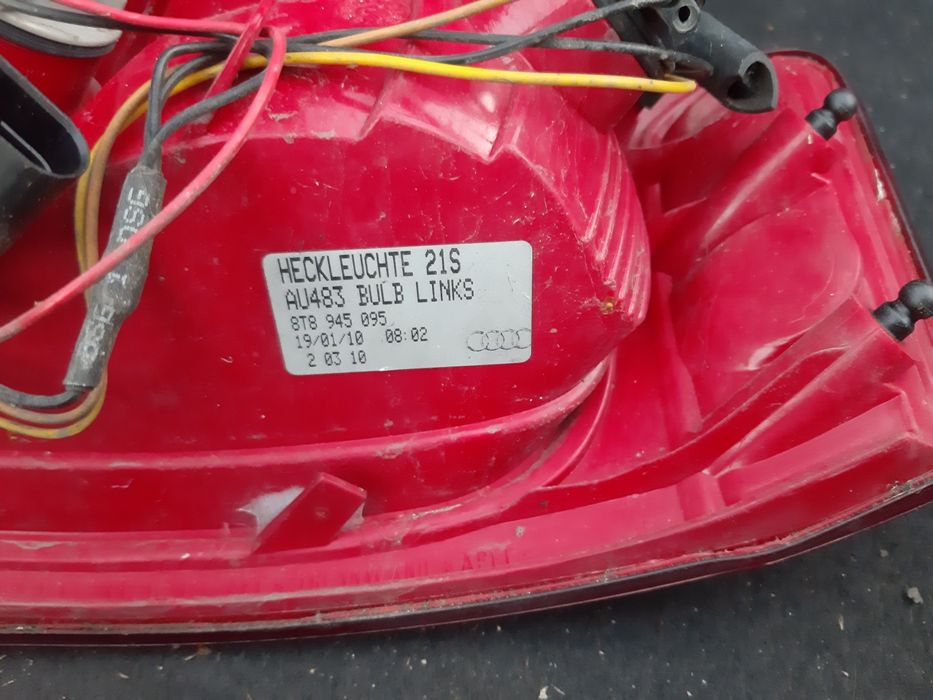 Audi A5 sportback lampa prawy tył, lewy tył błotnik