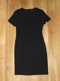 papaya czarna sukienka suknia m 38 s 36