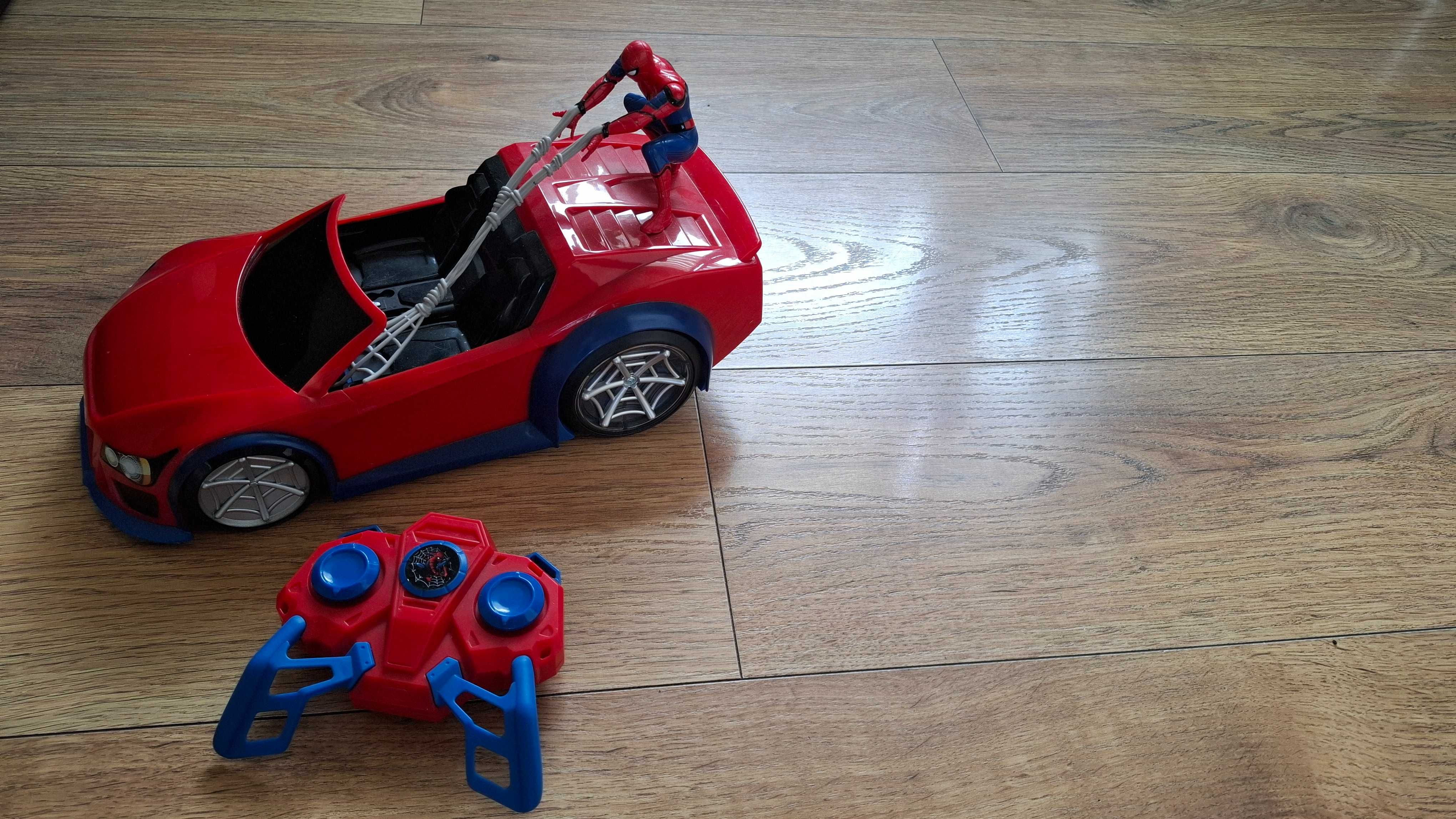 Zabawka pojazd spiderman czerwony