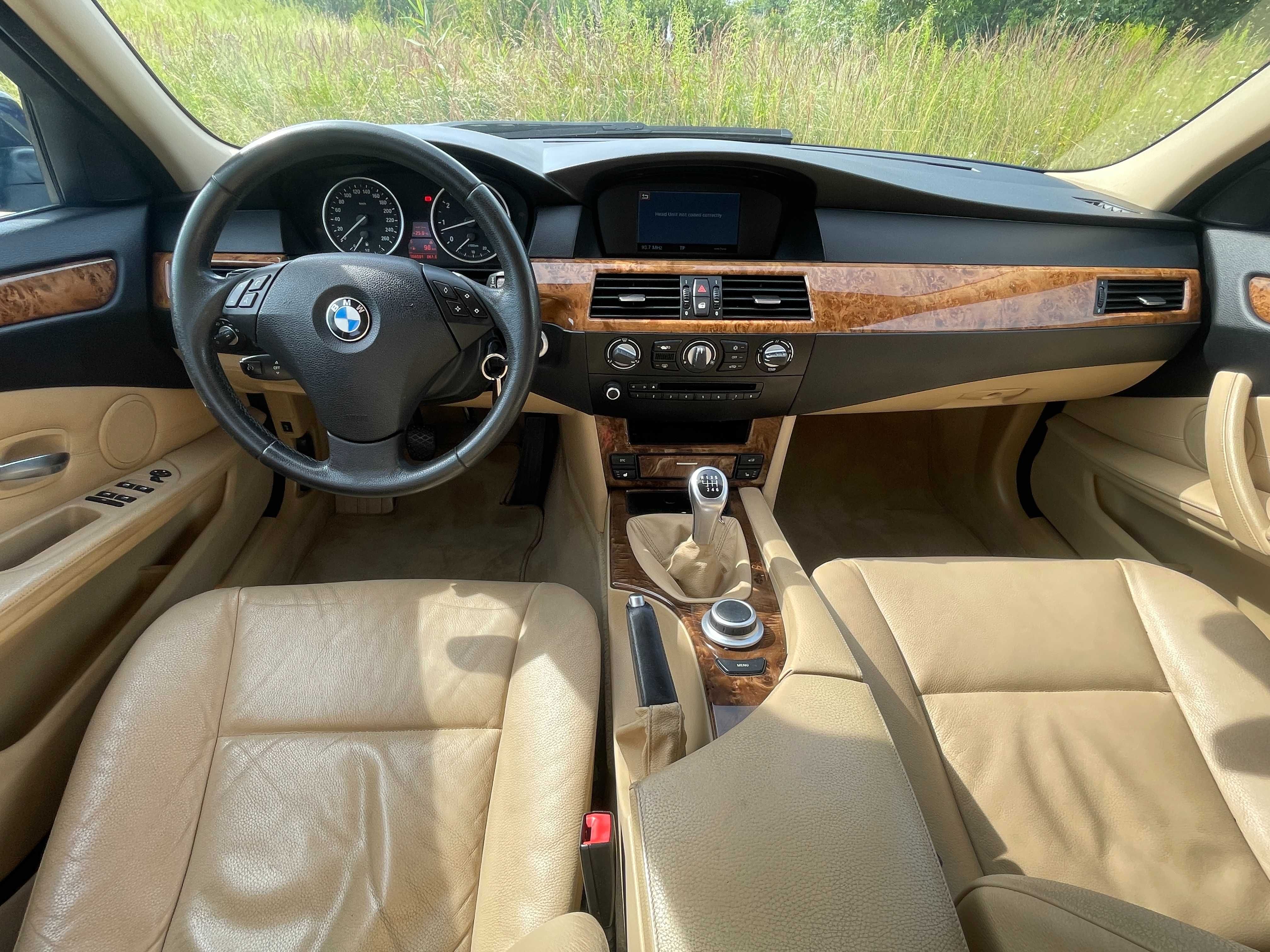 BMW E60 523i Świeżo Sprowadzona Bez Wkładu Transport Pod Dom