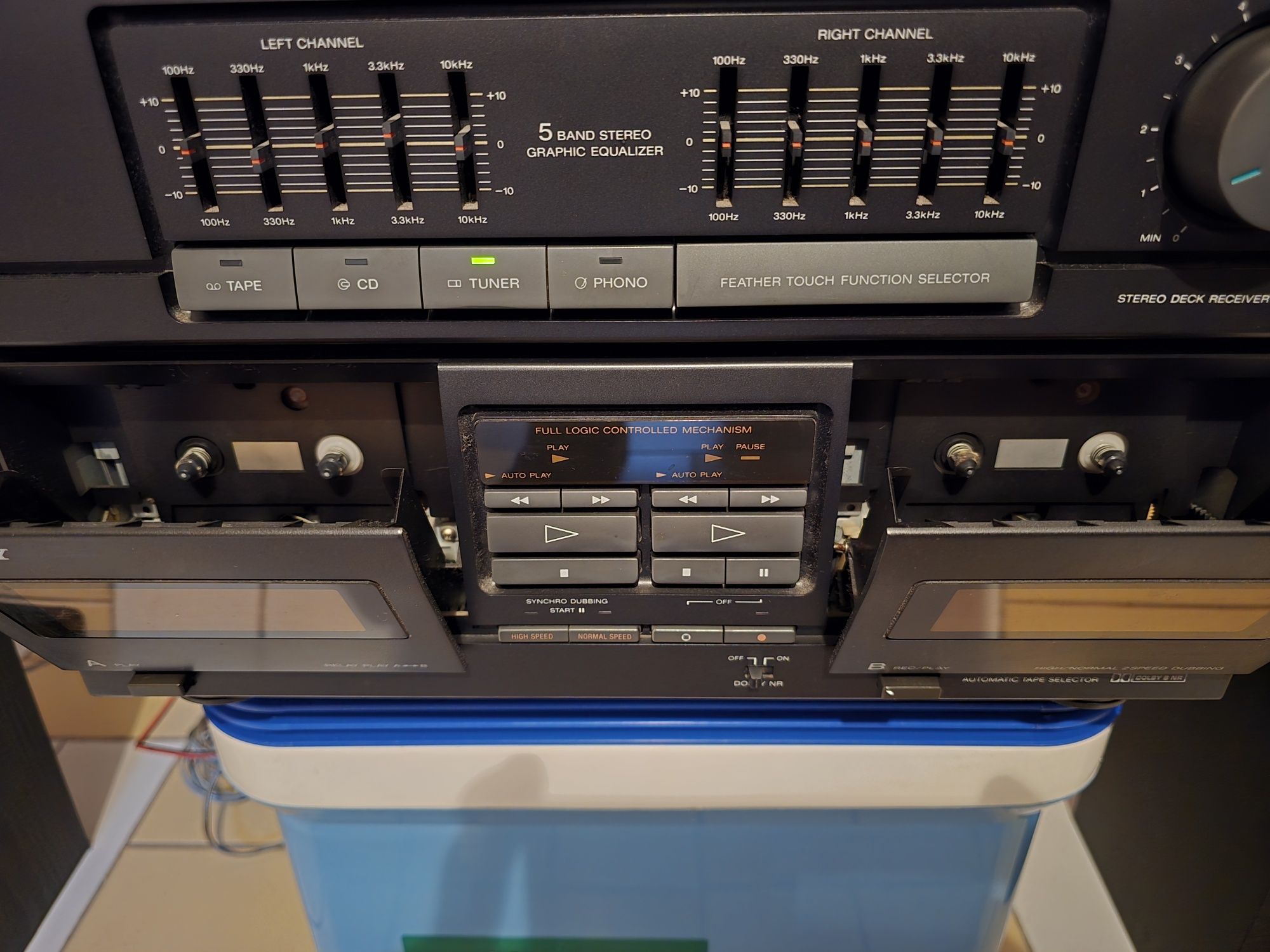 Aparelhagem Sony com Gira Discos