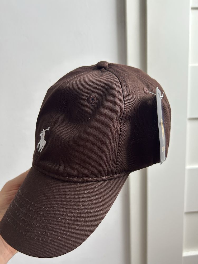 Ralph lauren polo czapka bejsbolowka bejsbolowa nowa brazowa