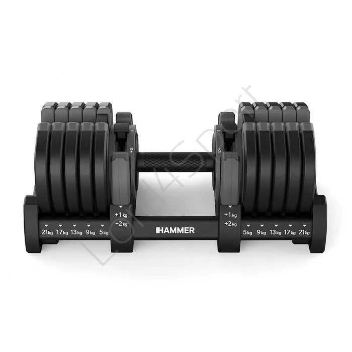 Zestaw hantli regulowanych 2x23 kg HAMMER STRONGLOCK 8.0