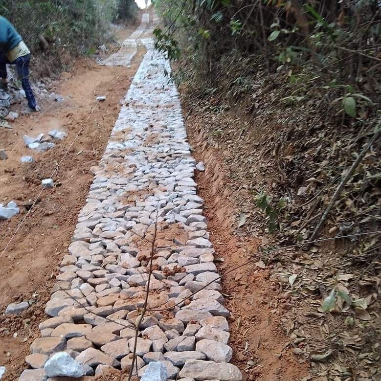 Pedra de calçada portuguesa