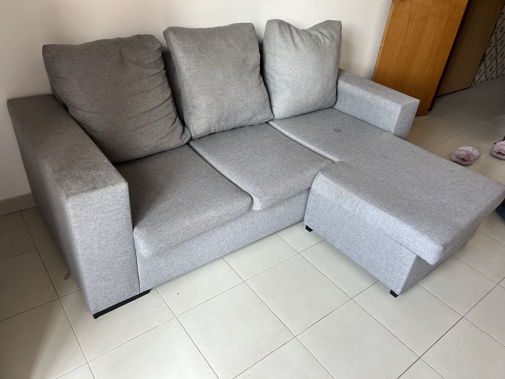 Sofá chaise longue reversível
