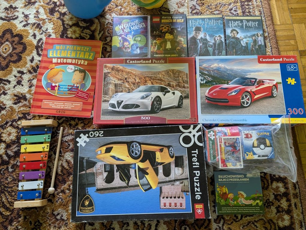 Oddam zabawki za darmo puzzle