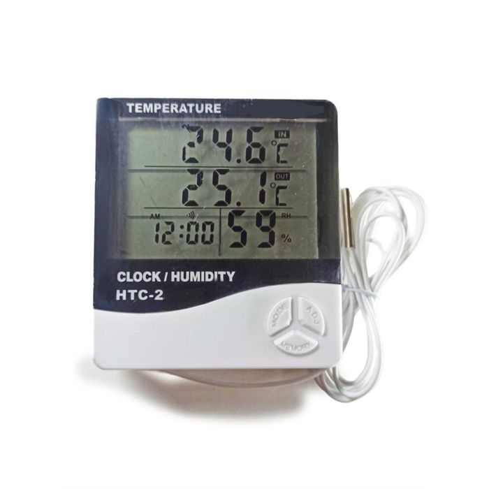 Термометр-гигрометр HTC-1 + температуры метеостанция