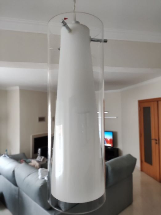 Candeeiro tecto de 3 lâmpadas