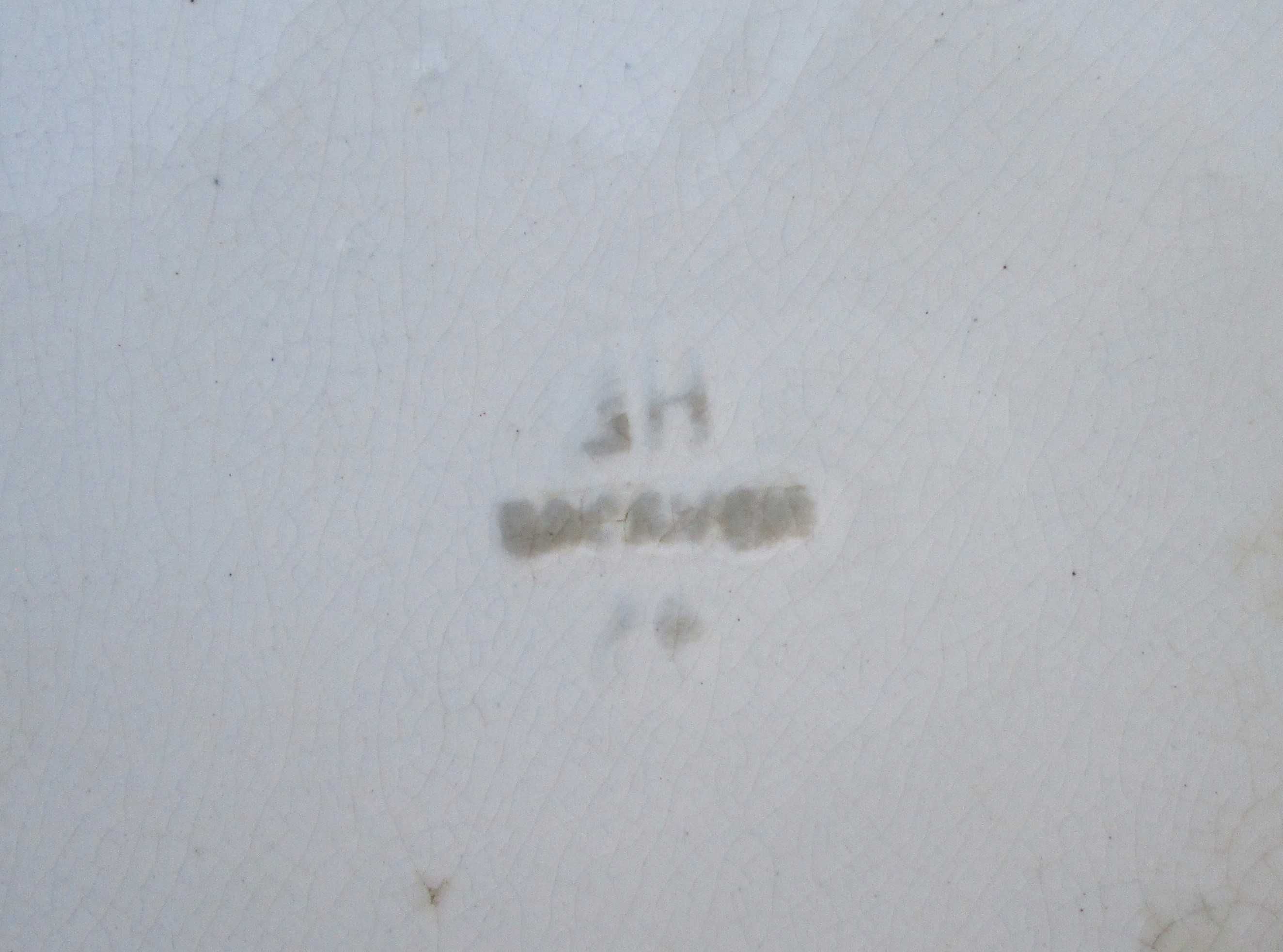 Antiga Grande Travessa de SACAVÉM / GILMAN decoração motivo RAMAGENS