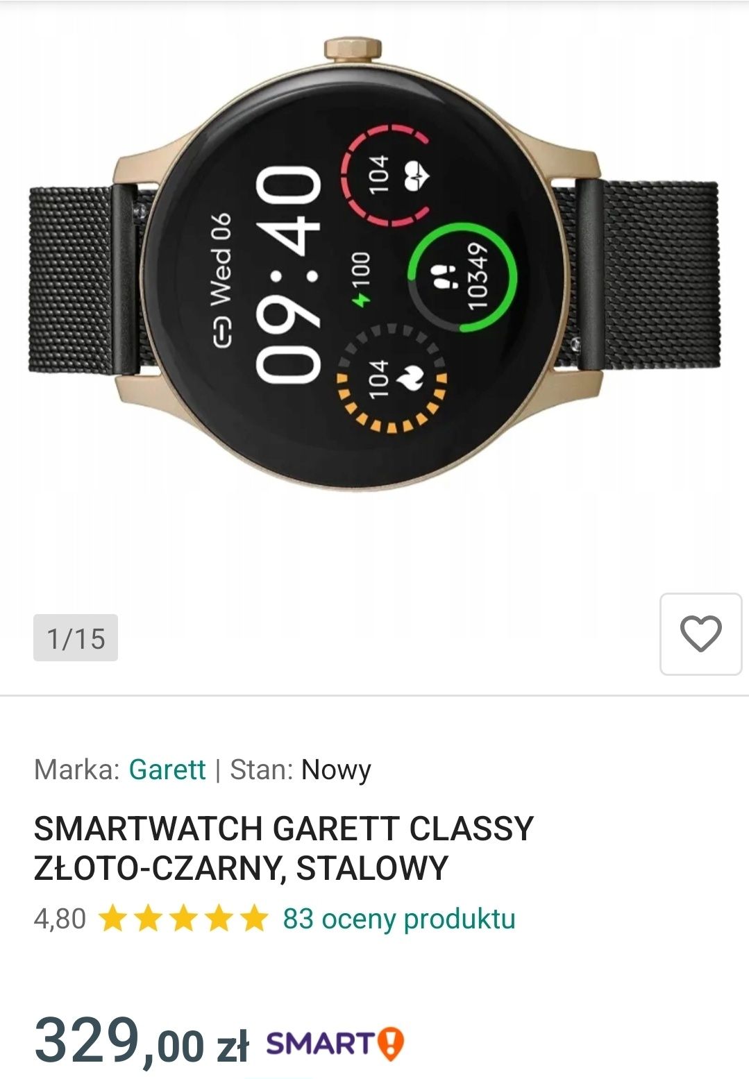 Smartwatch Garett Classy