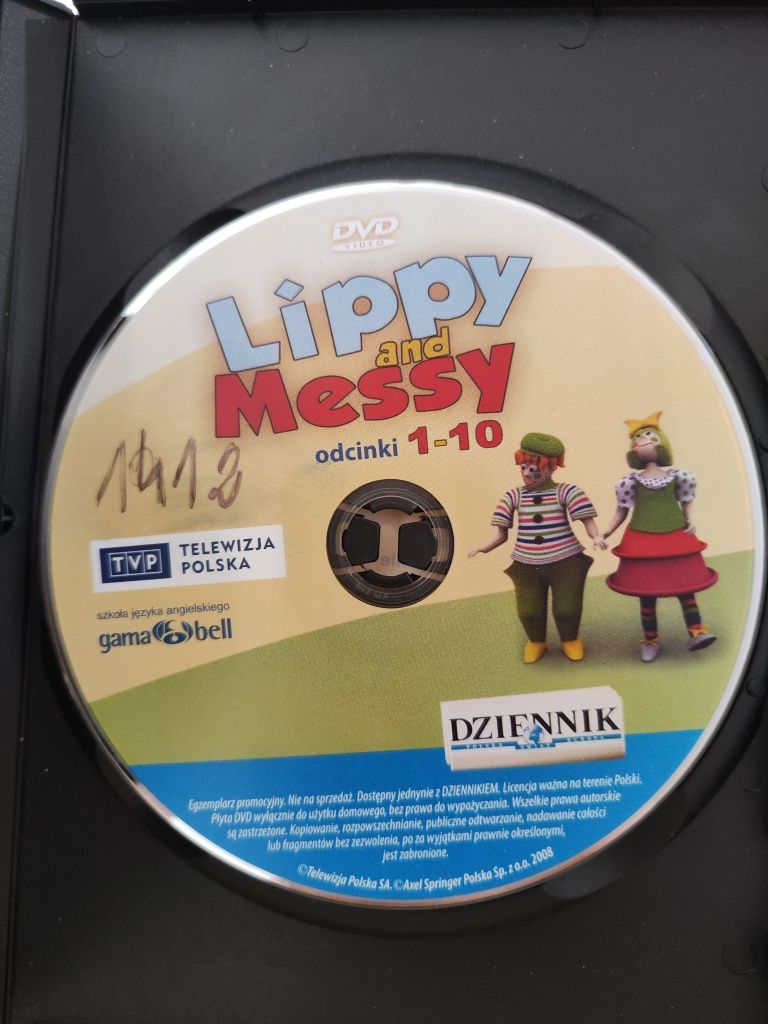 Lippy and Messy odcinki 1-10 - płyta DVD