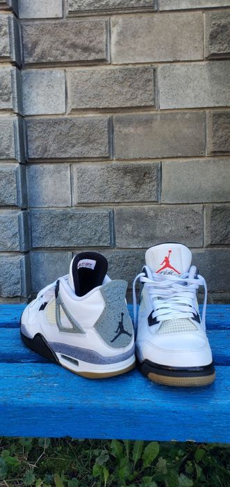 Air Jordan 4 White Cement 41 size Оригінал 100%