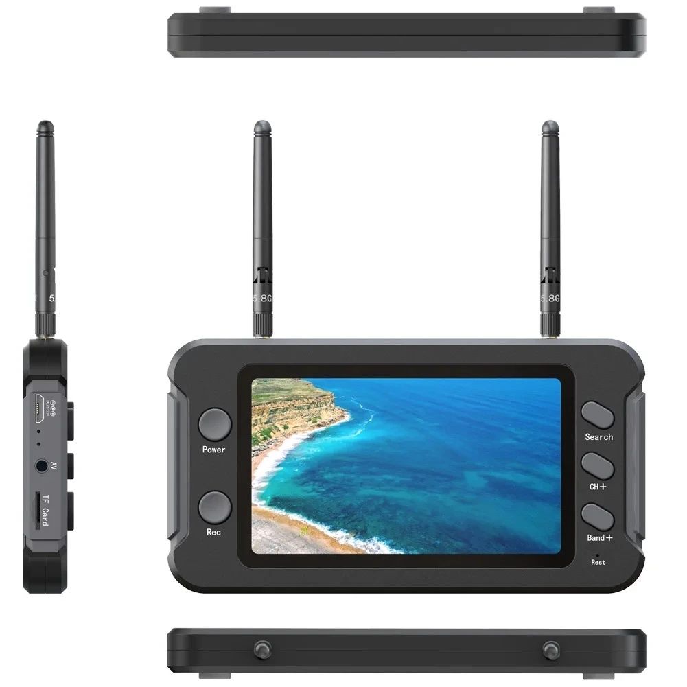 SoloGood FPV монітор 5.8 GHz 4.3 inch 800*480