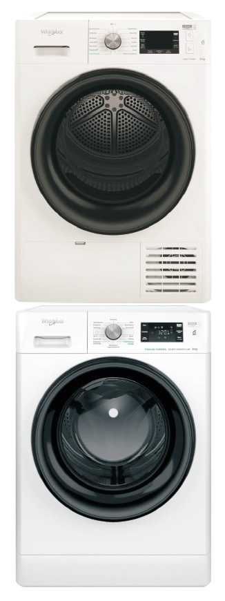 Zestaw pralka Whirlpool FFB8258BVPL+ suszarka Whirlpool FFTM228X2BPL
