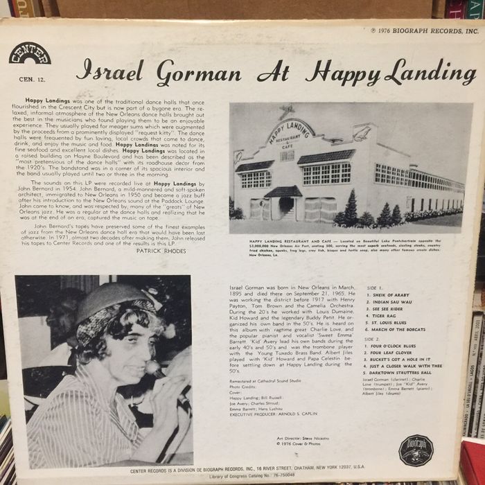 Vinil: Israel Gorman - At happy ending 1978