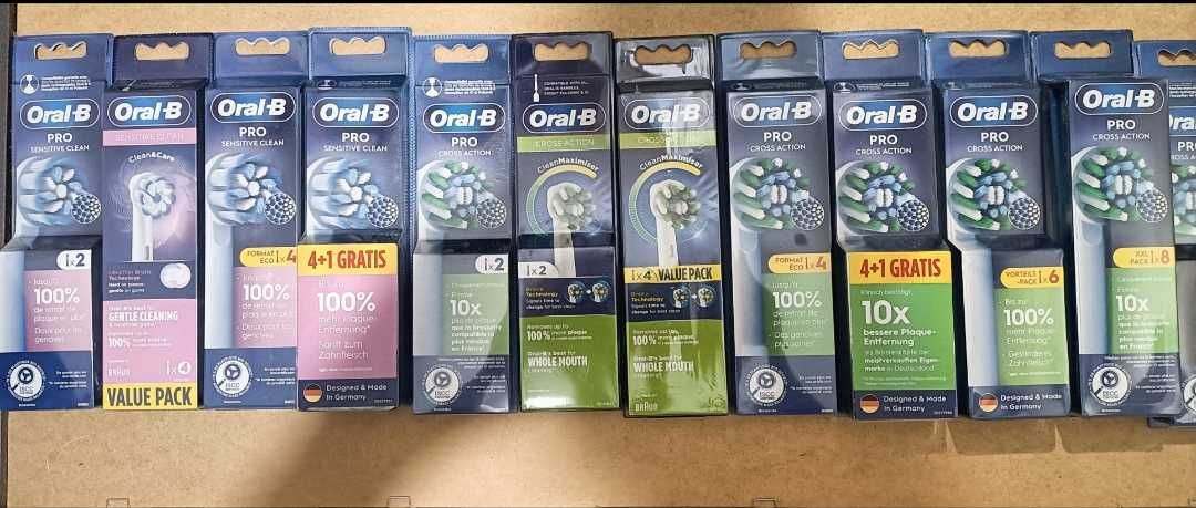 Насадки Oral-B Cross Action Pure 3D для электрической зубной щетки