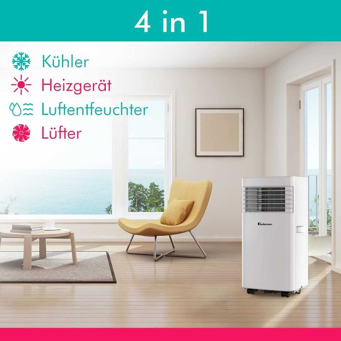 Mocny Przenośny Klimatyzator Sprężarka 4w1 Osuszacz Wentylator Zestaw