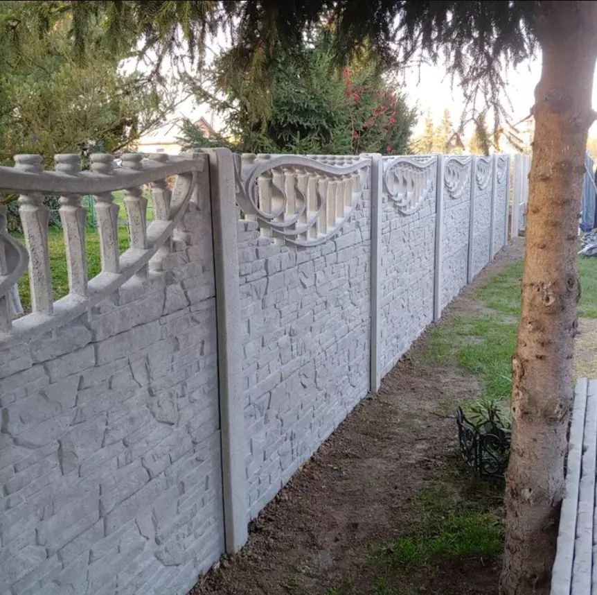 Ogrodzenie betonowe przęsła płyty panele