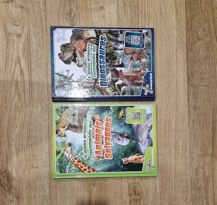 A minha primeira enciclopédia dos animais selvagens e de dinossauros