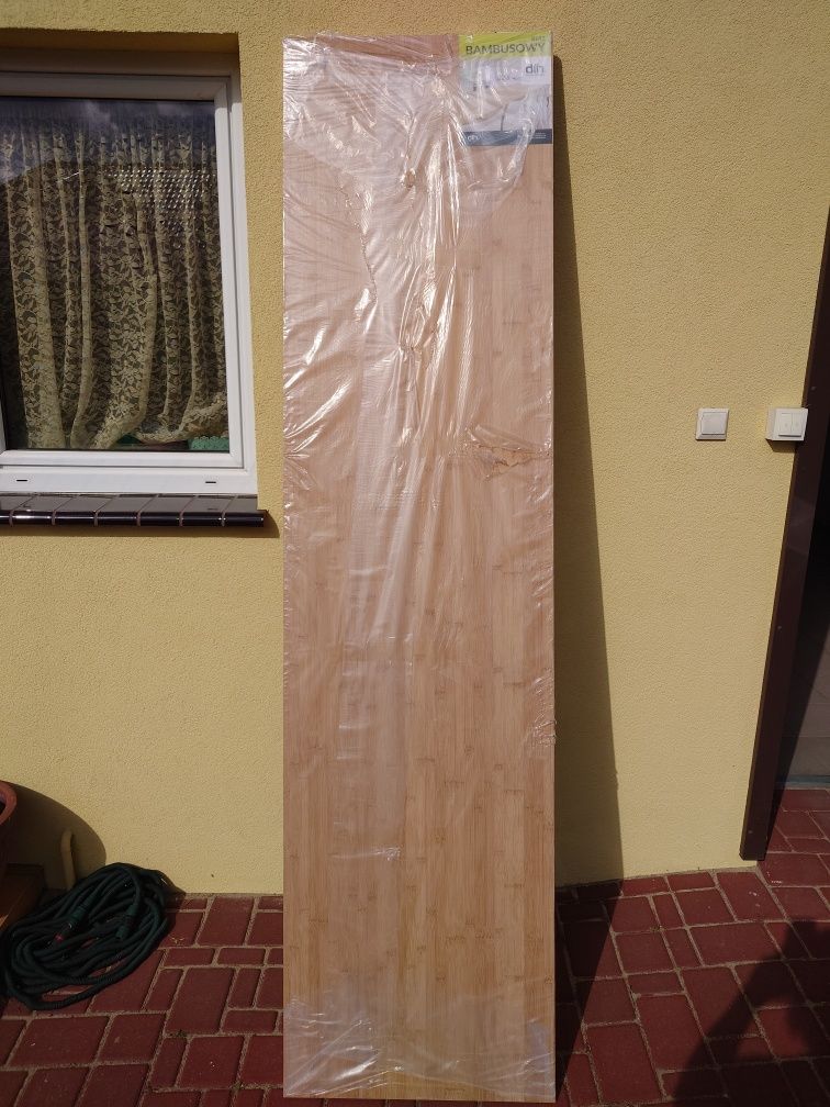 NOWY Blat bambusowy DLH (karmel) 244cm x 62 cm x 2.7cm