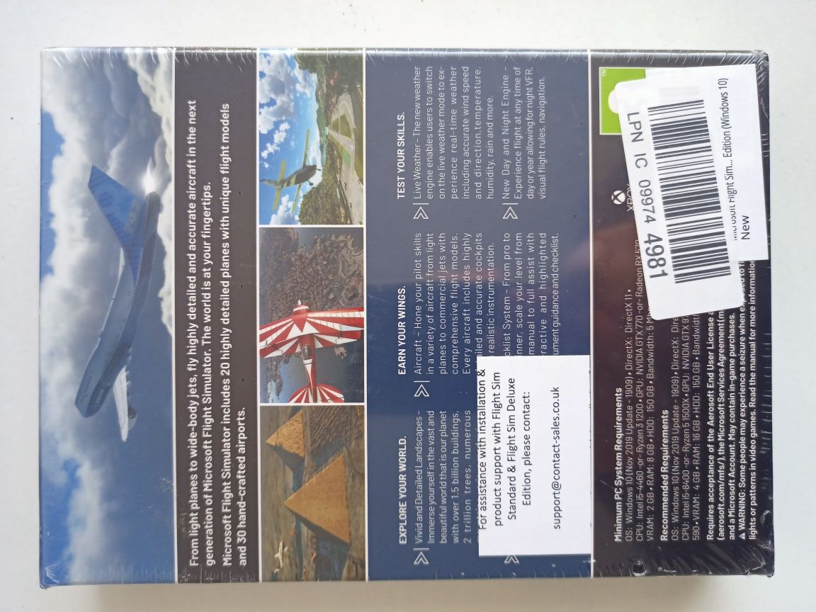 Gra PC Microsoft Flight Simulator 10xDVD BOX folia