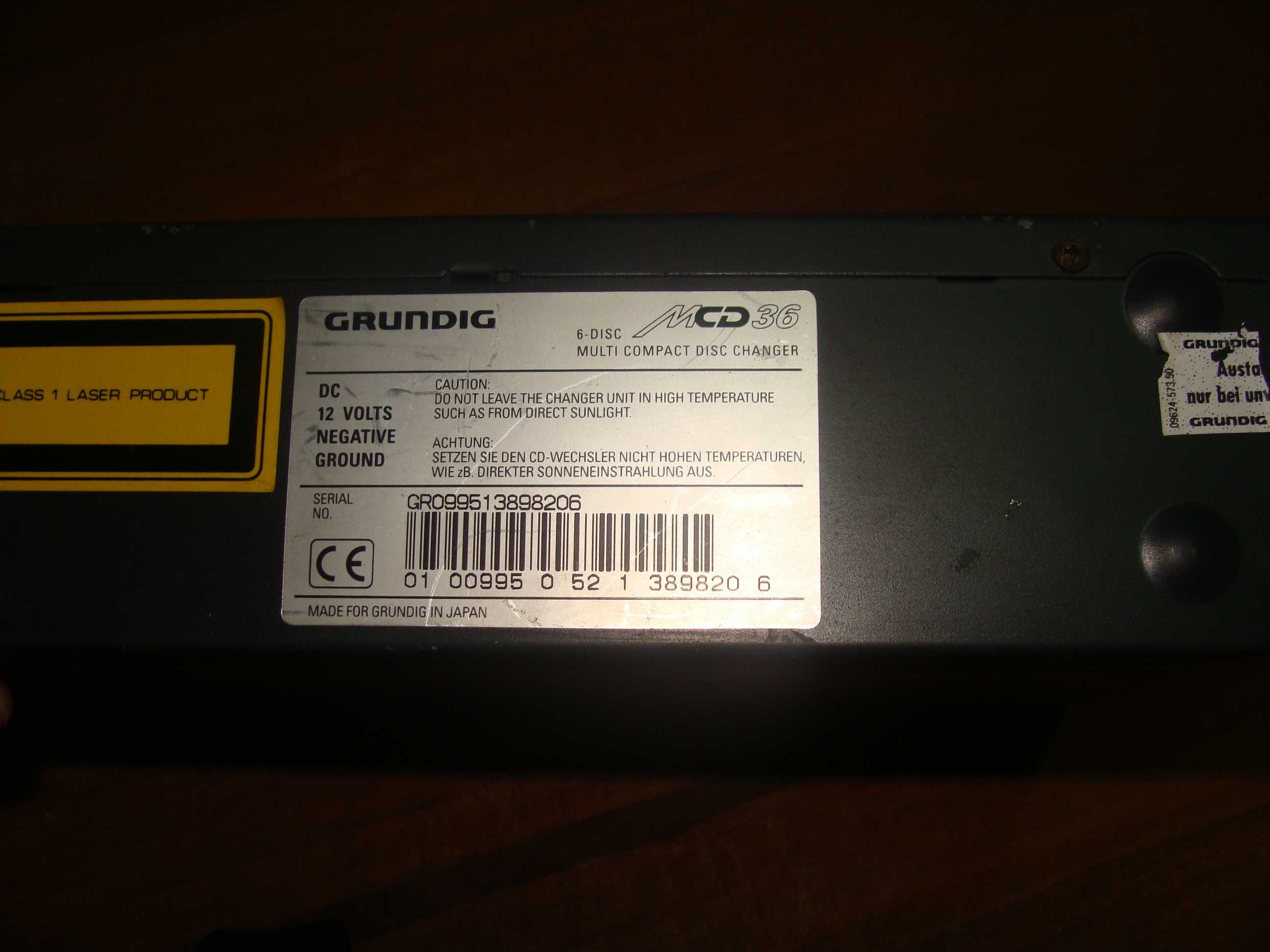 Grundig Compact Disc - MCD 36 - 6 disc