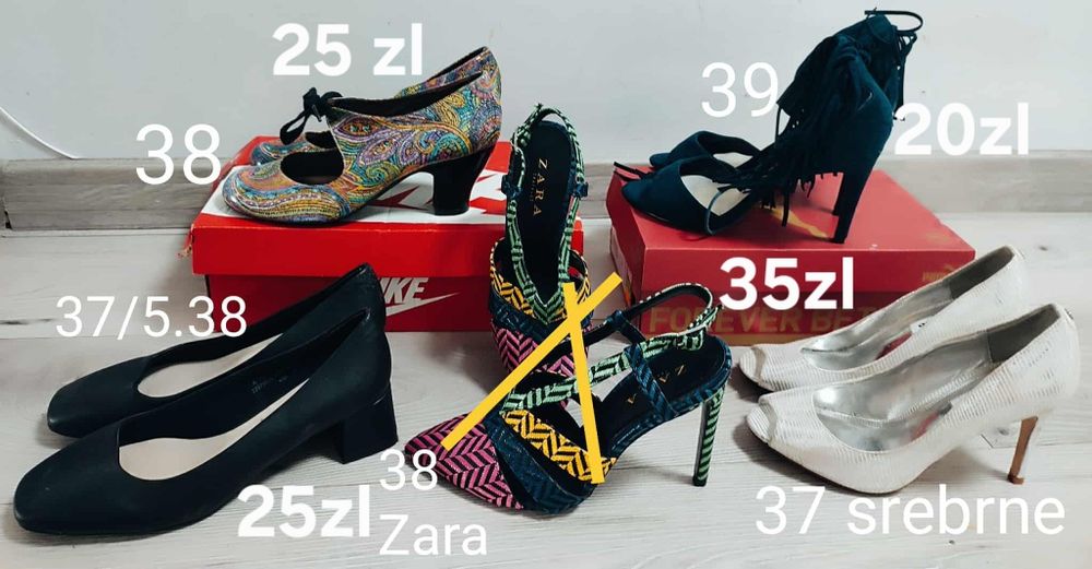 Obuwie damskie  różne
