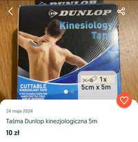 Taśma Dunlop kinezjologiczna 5m