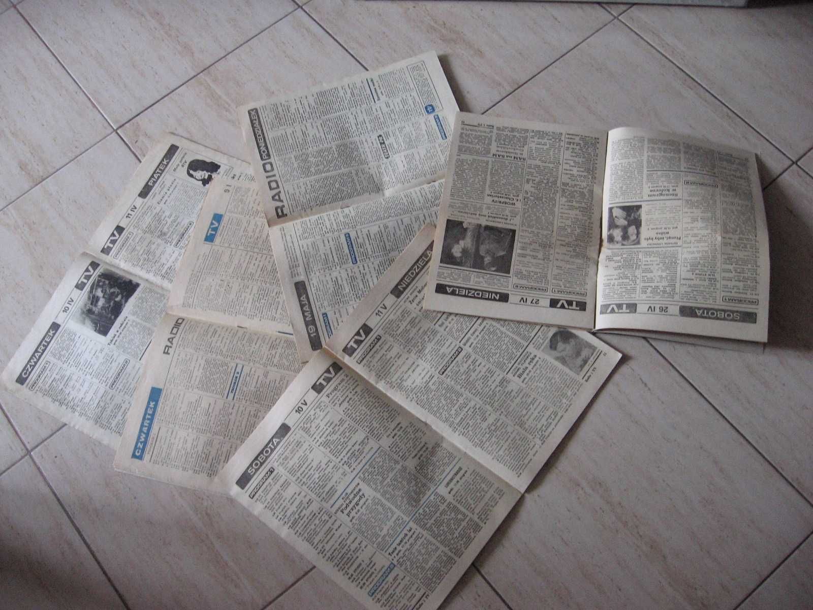 Radio Telewizja stare czasopisma RTV kino teatr aktor lata 70-te PRL