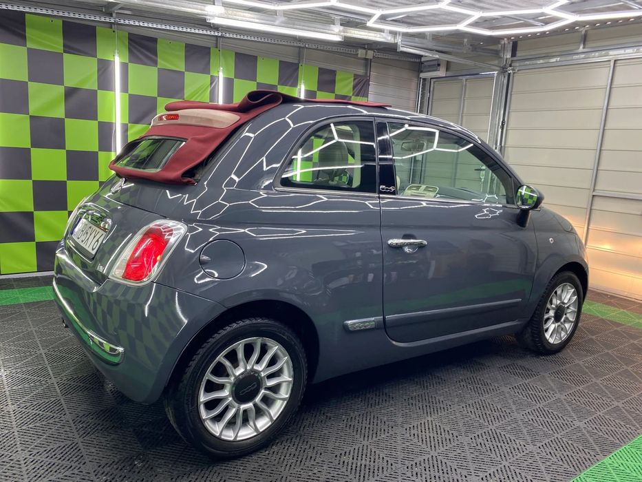 Fiat 500 1.2i CABRIO-500C - CZERWONY DACH - Klima-AUTOMAT Zareje.w Polsce