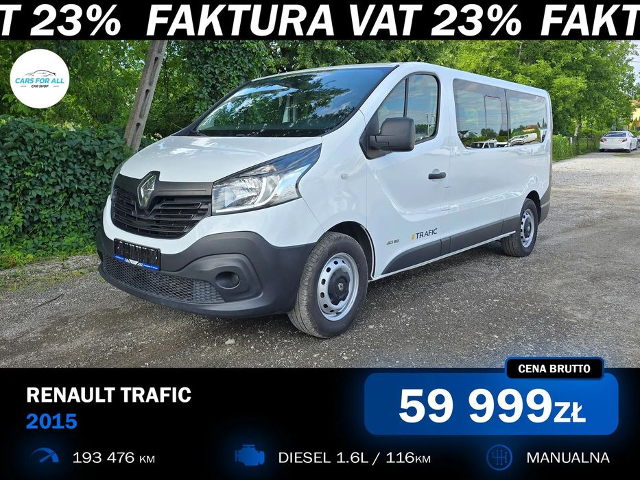 Renault Trafic Eberspacher | 9-osobowy | Gotowy do pracy!