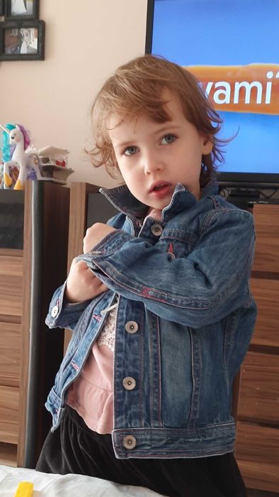 Kurteczka jeansowa dla dziewczynki 110-116