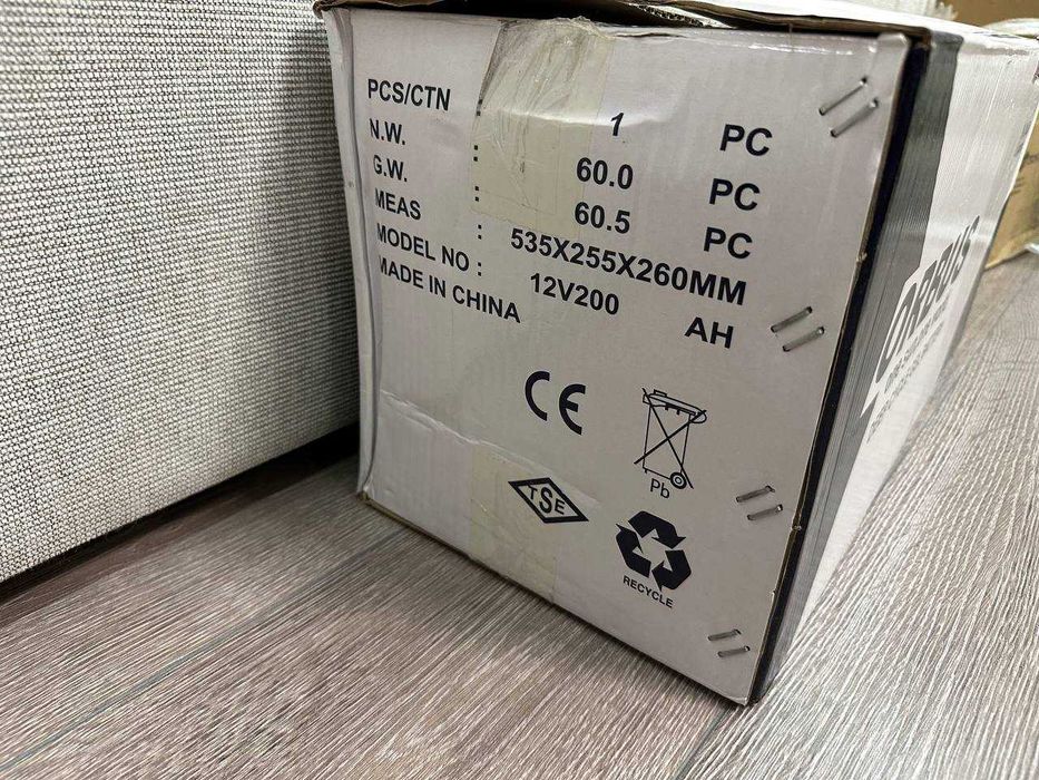 АкумуляторORBUS 12V 200Ah deep cycle