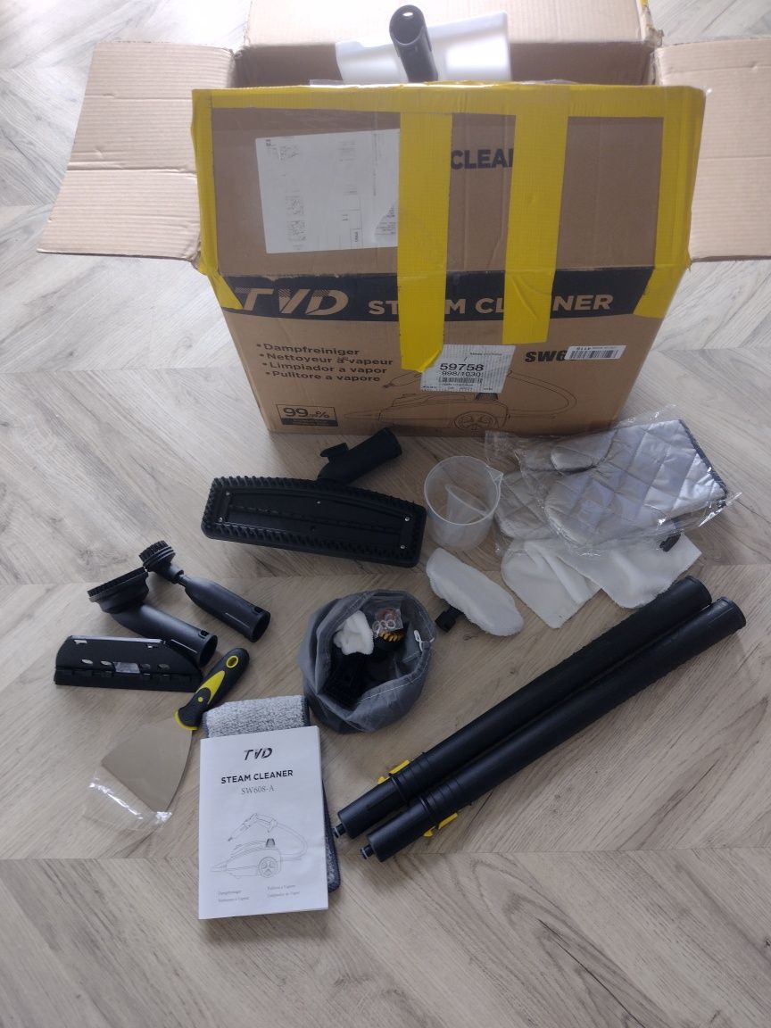 Myjka Parowa Parownica TVD 2000 W Profesjonalna