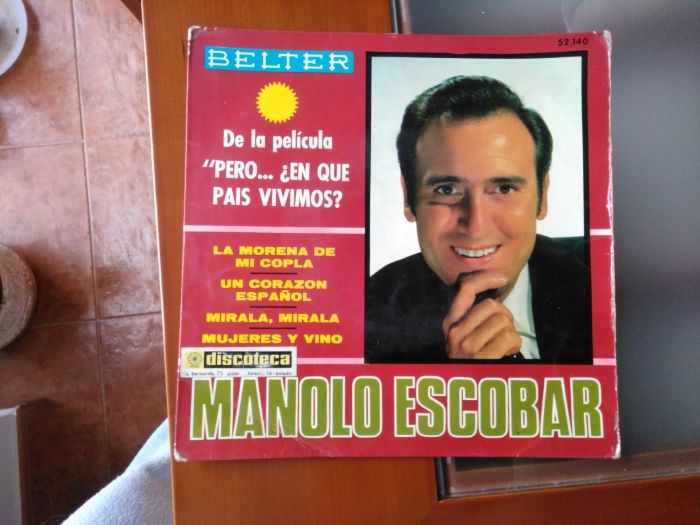 Vinil Manolo Escobar