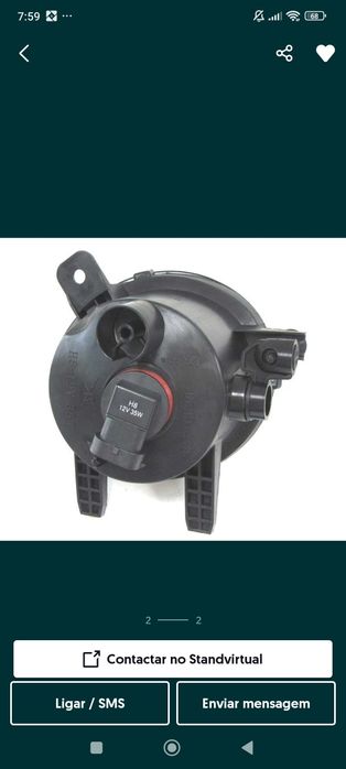 Farol DE NEVOEIRO (lado esquerdo) F20 F21 F34 F30 F31 F32 F33 F36 BMW