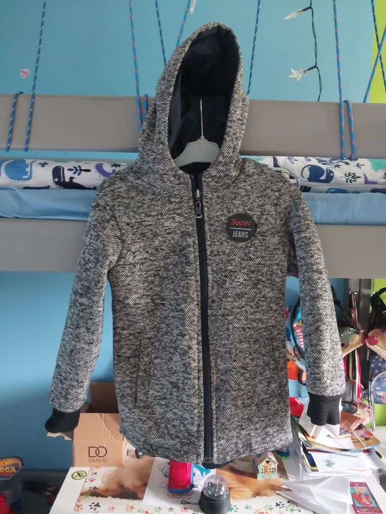 Kurtka parka jesienna r 116-122 dla chłopca
