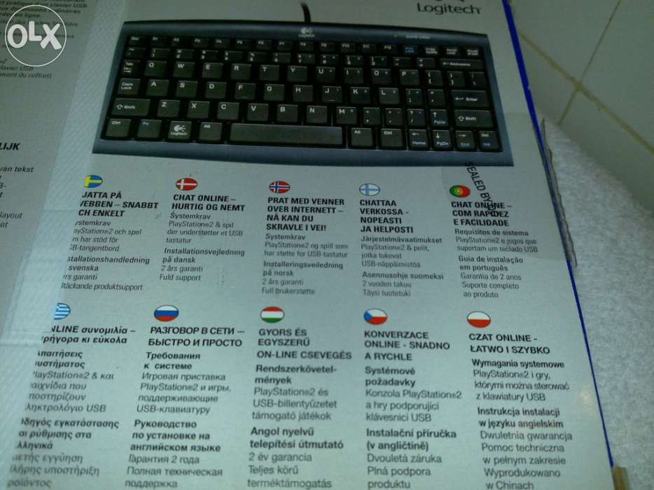 teclado para (playstation 2) também compatível para pc