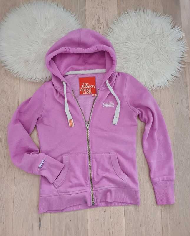 Superdry Orange Label S bluza bawełniana rozpinana