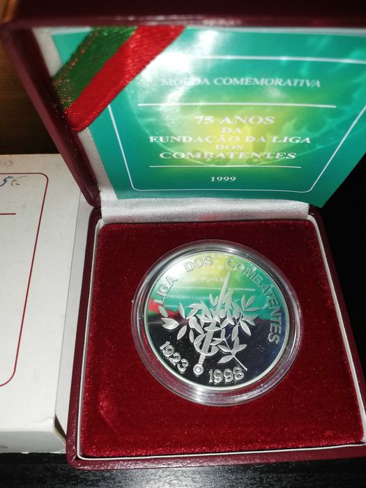 Moeda 75 Anos da Fundação da Liga dos Combatentes 1999