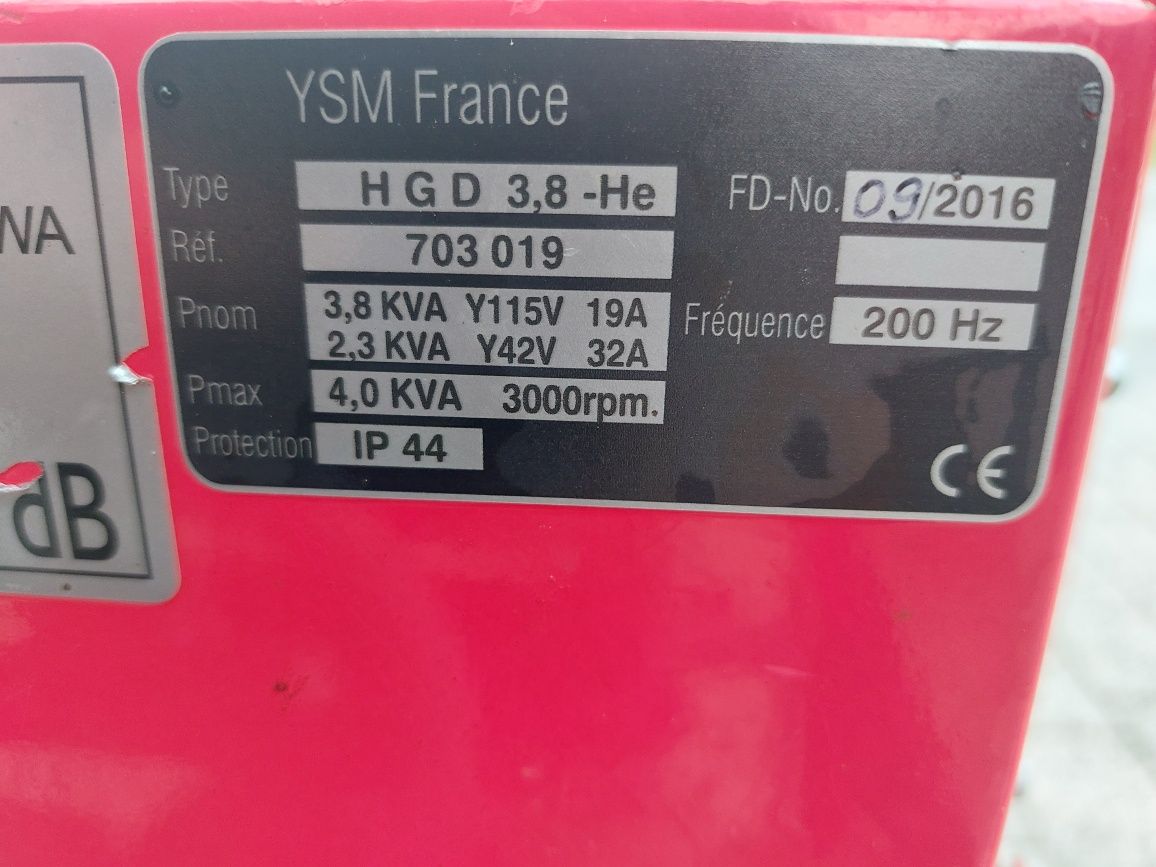 Przetwornica częstotliwości spalinowa silnik Hatz 1B30 diesel