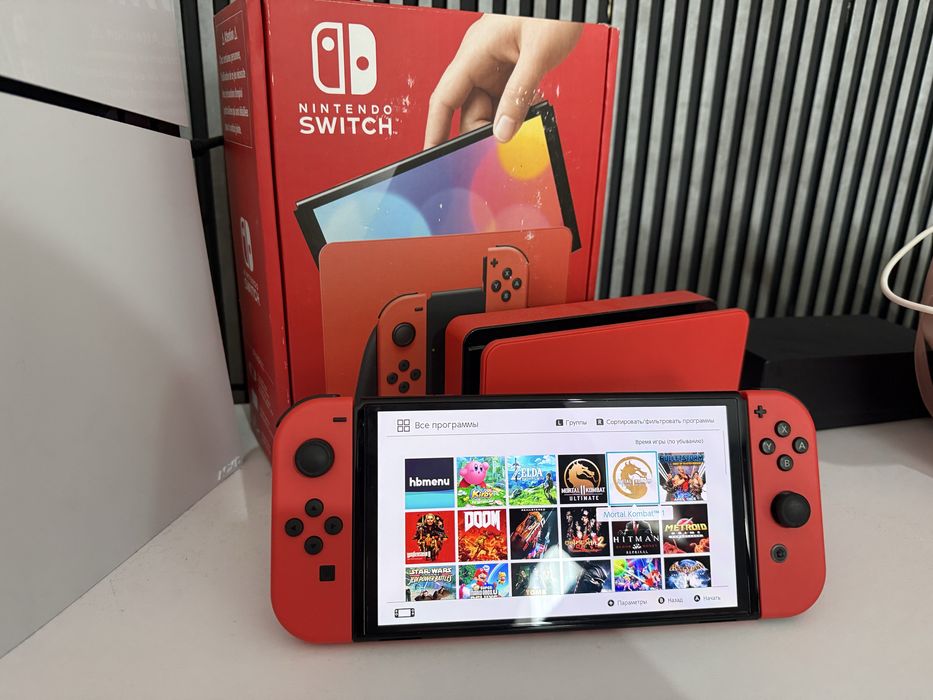 Nintendo Switch OLED Mario Red Edition 1tb багато ігр