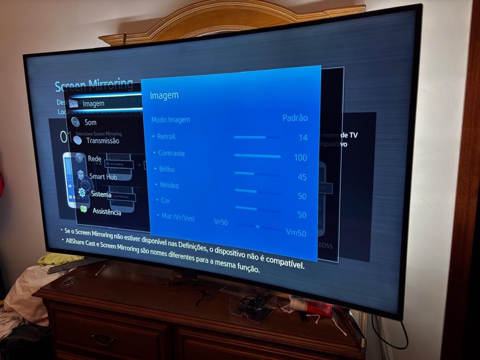 Samsung Smart TV 55” 4K UHD Curva