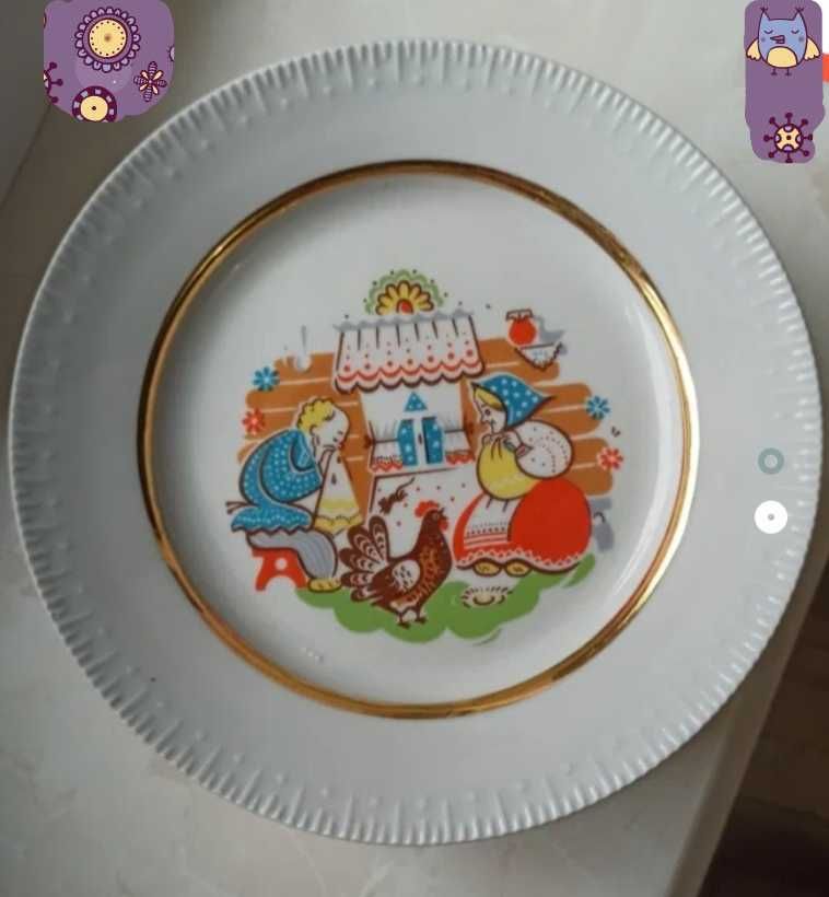 детские тарелки. СССР