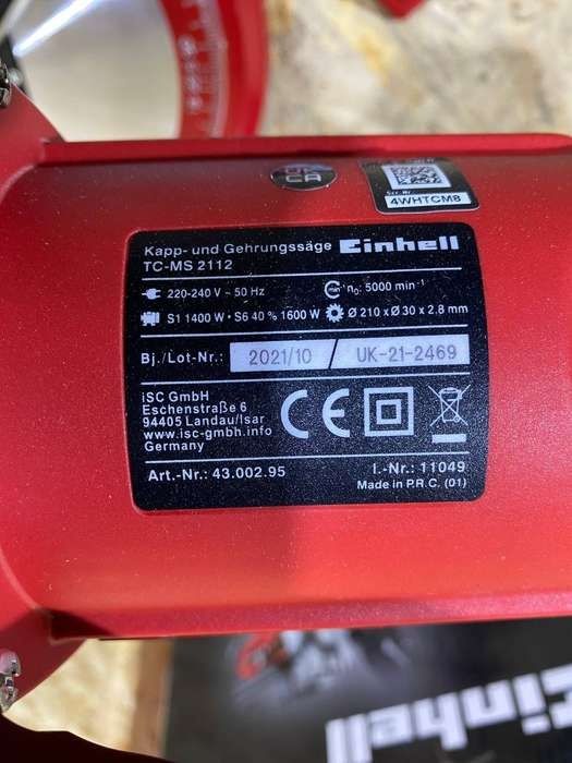 Пила торцювальна Einhell з Європи / торцовочная с Европы