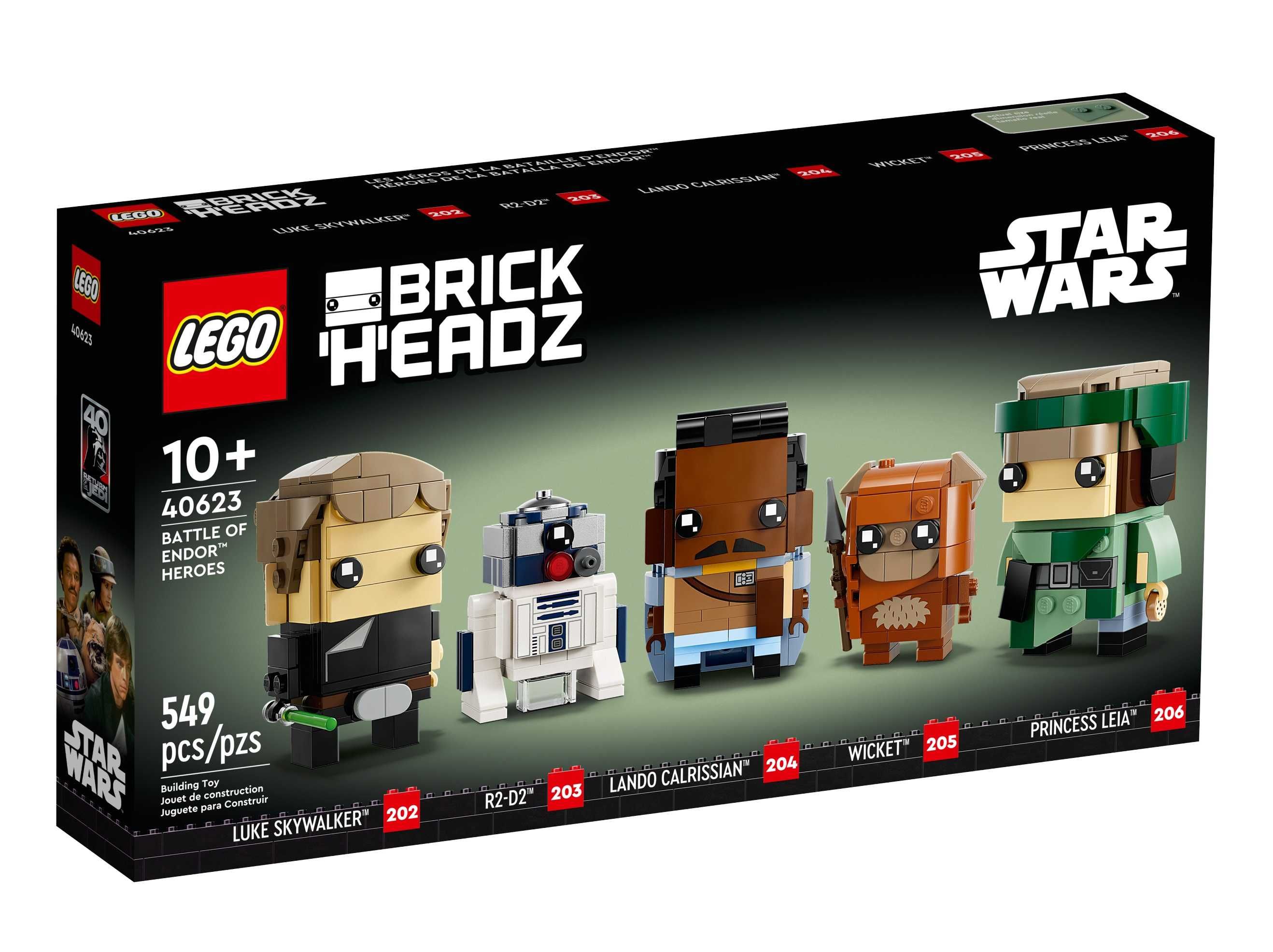 Новий Lego 40623 BrickHeadz Star Wars Battle of Endor Heroes ЕКСКЛЮЗИВ