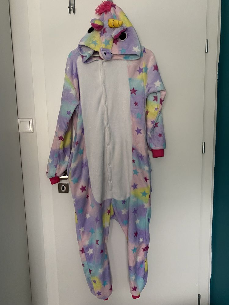 Kostium strój przebranie jednorożca piżama kigurumi M/38 halloween