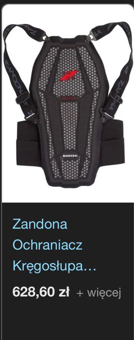 Kamizelka Ochronna Zandona ESATECH BACK PRO X6