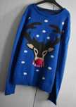 Sweter świąteczny sweterek mikołajki święta 40 L Renifer Rudolf