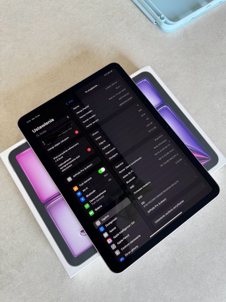 iPad Air M3 / 11” Wi-Fi + Cellular 2025